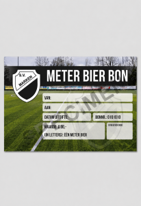 Bon meter bier