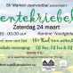 Zaterdag 24 maart: feestavond 'Lentekriebels'